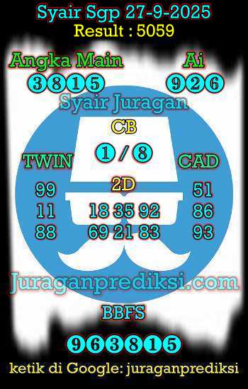 prediksi sgp 27 september 2025, syair sgp hari ini sabtu 27-9-2025, prediksi syair singapore 27 september 2025, prediksi sgp jp jitu dan akurat